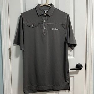 Grey Titleist golf athletic tshirt
